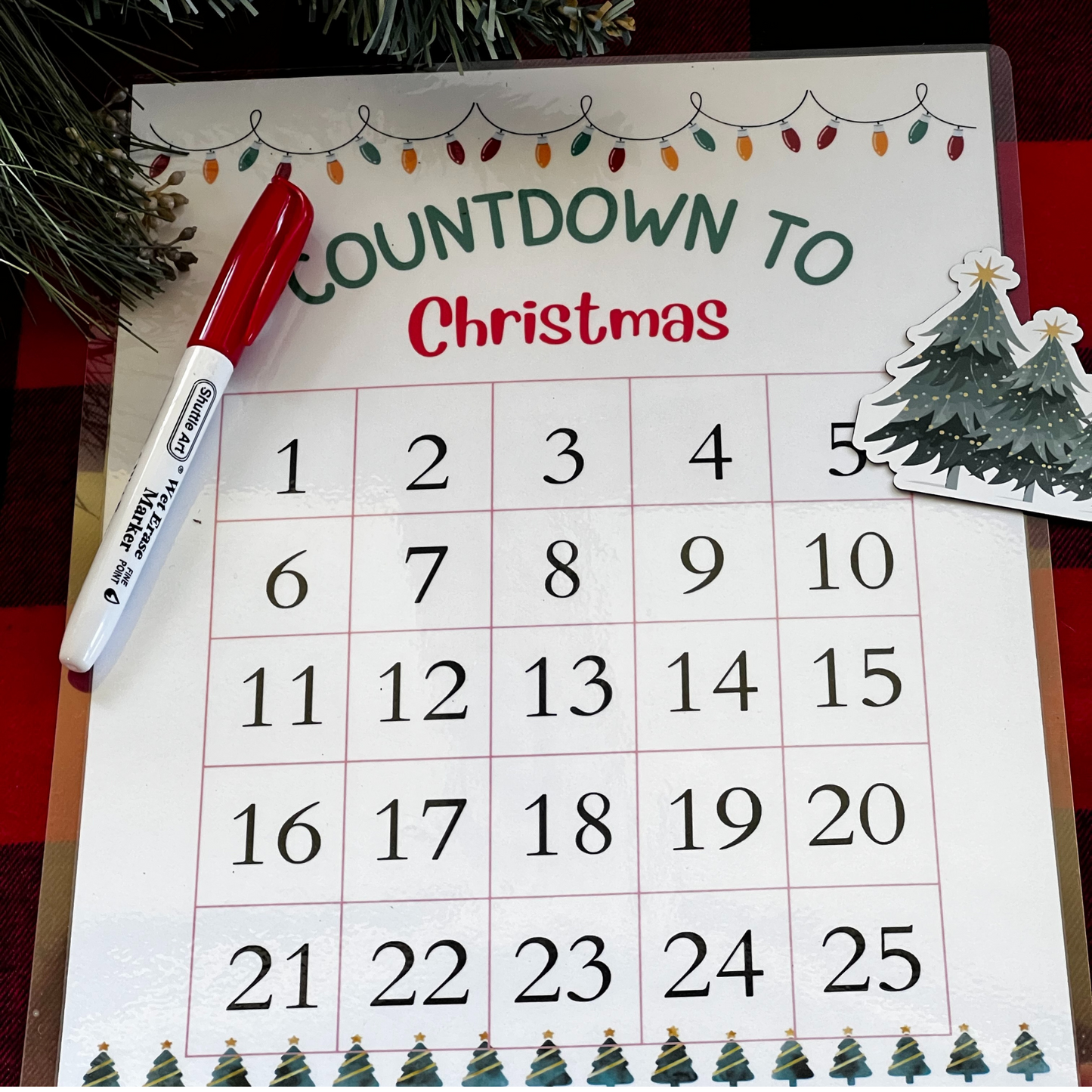 Countdown to Christmas Calendar