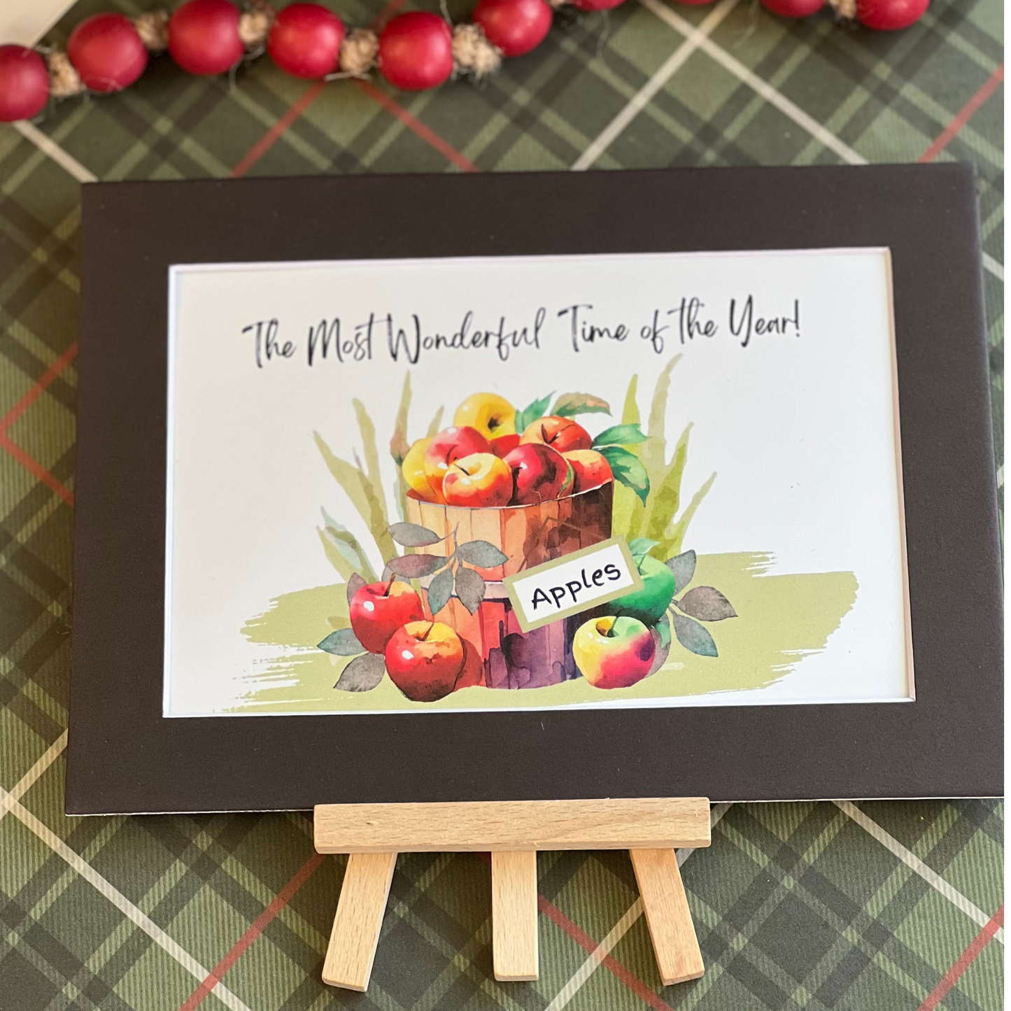 Fall apple Matted Print (Applefest)